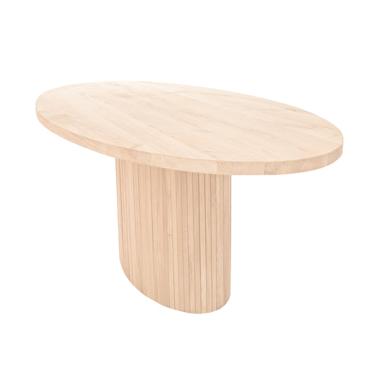 Ovale Eettafel Houston | Ovaal Eiken Blad | Eiken Cone Poot 2