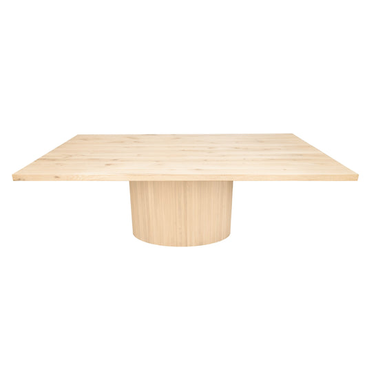 Rechthoekige Eettafel Reno | Rechthoekig Eiken Blad | Eiken Cone Poot 1