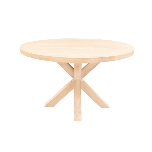 Ronde Eettafel Nolan | Ronde Eiken Blad | Massief Eiken Matrix Poot 1