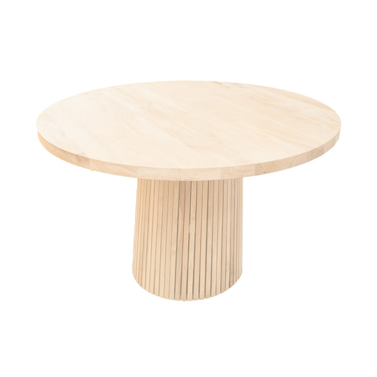 Ronde Eettafel Orleans | Ronde Eiken Blad | Eiken Cone Poot 2